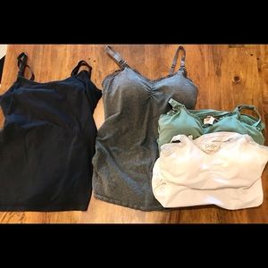 4 nursing tank tops! Super comfy!